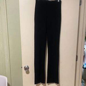 NWT Bershka black dress pants w/ front slits. Size 26